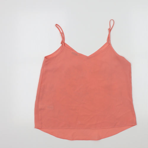 George Womens Pink Colourblock  Basic T-Shirt Size 10