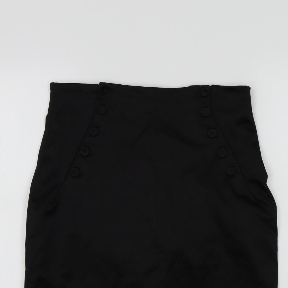 River Island Womens Black   A-Line Skirt Size 12