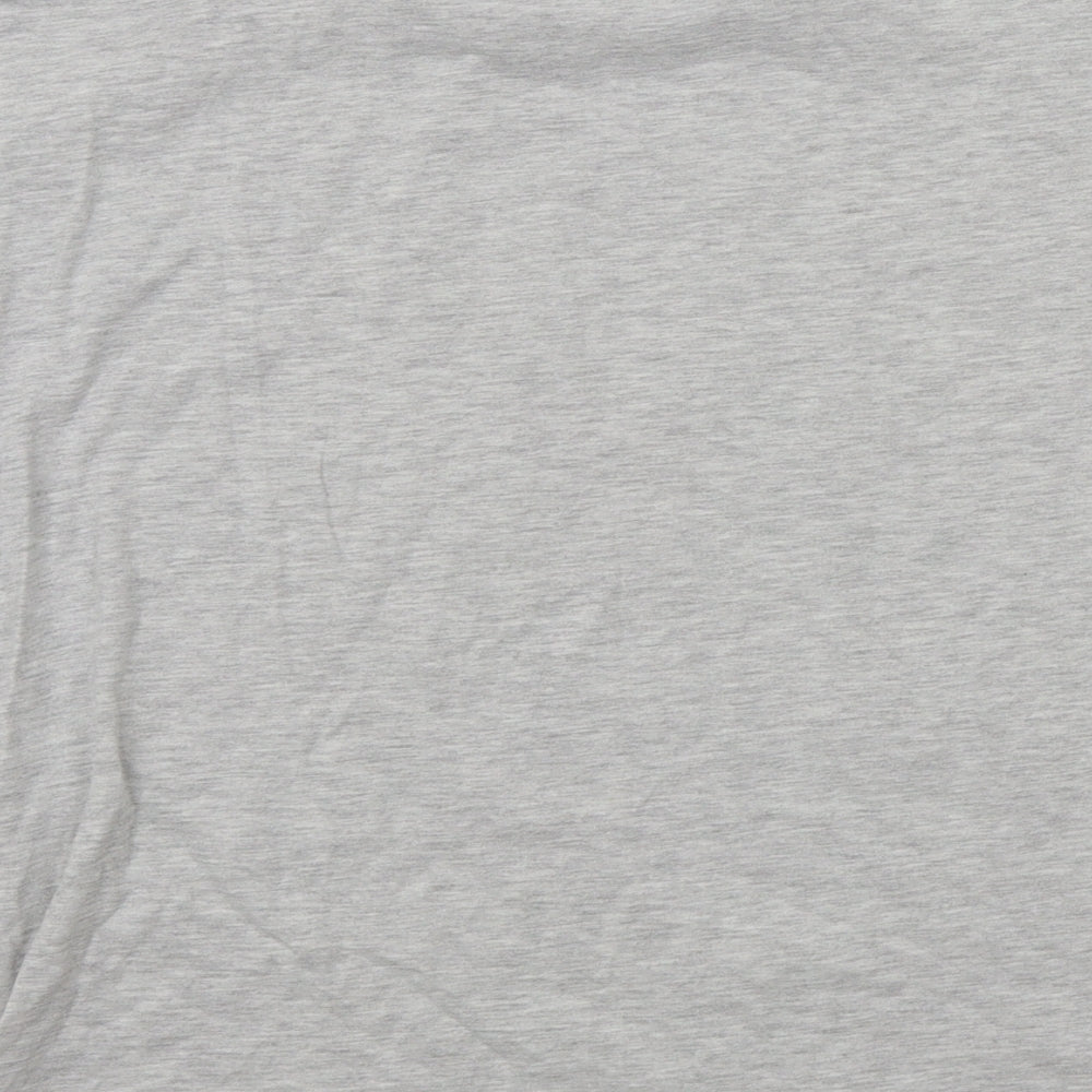 George Girls Grey Colourblock  Basic T-Shirt Size 13-14 Years