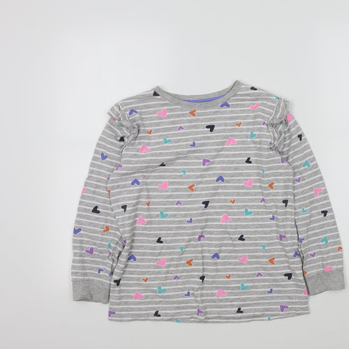 starry eyed Girls Grey Colourblock  Pullover Jumper Size 12 Years