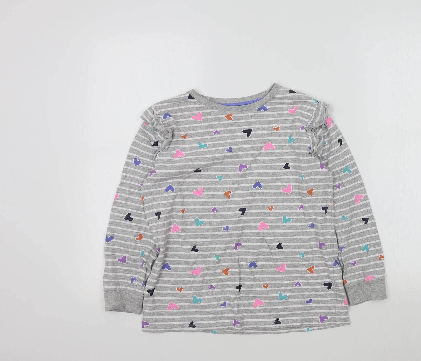 starry eyed Girls Grey Colourblock  Pullover Jumper Size 12 Years