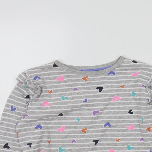 starry eyed Girls Grey Colourblock  Pullover Jumper Size 12 Years