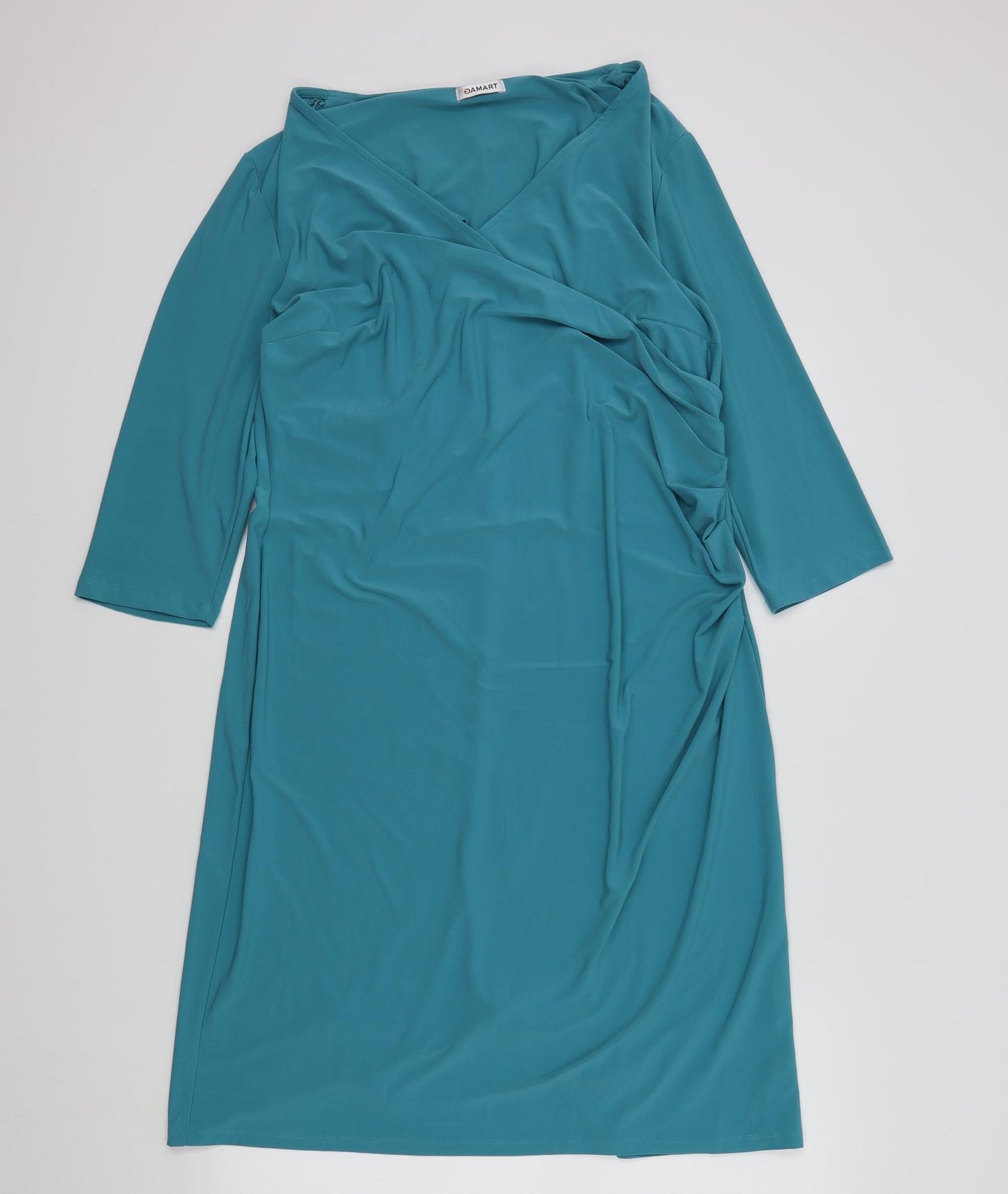 DMART Womens Blue Colourblock  A-Line  Size 18