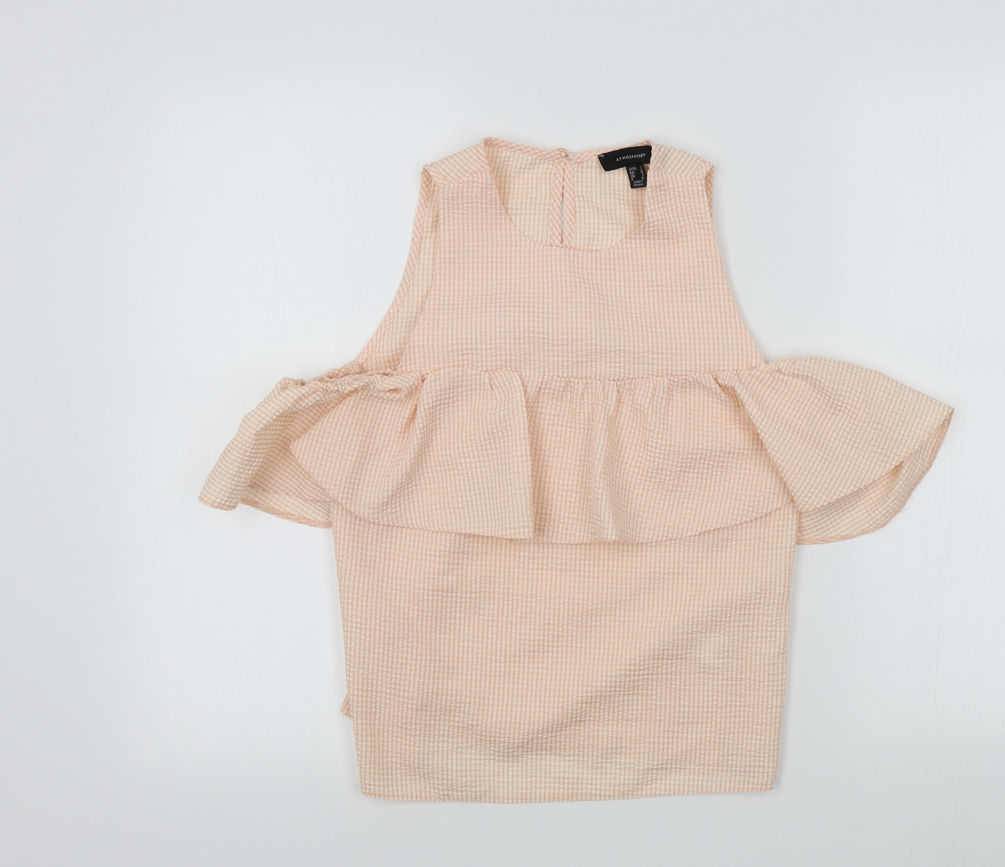 Primark Womens Orange Colourblock  Basic Blouse Size 4