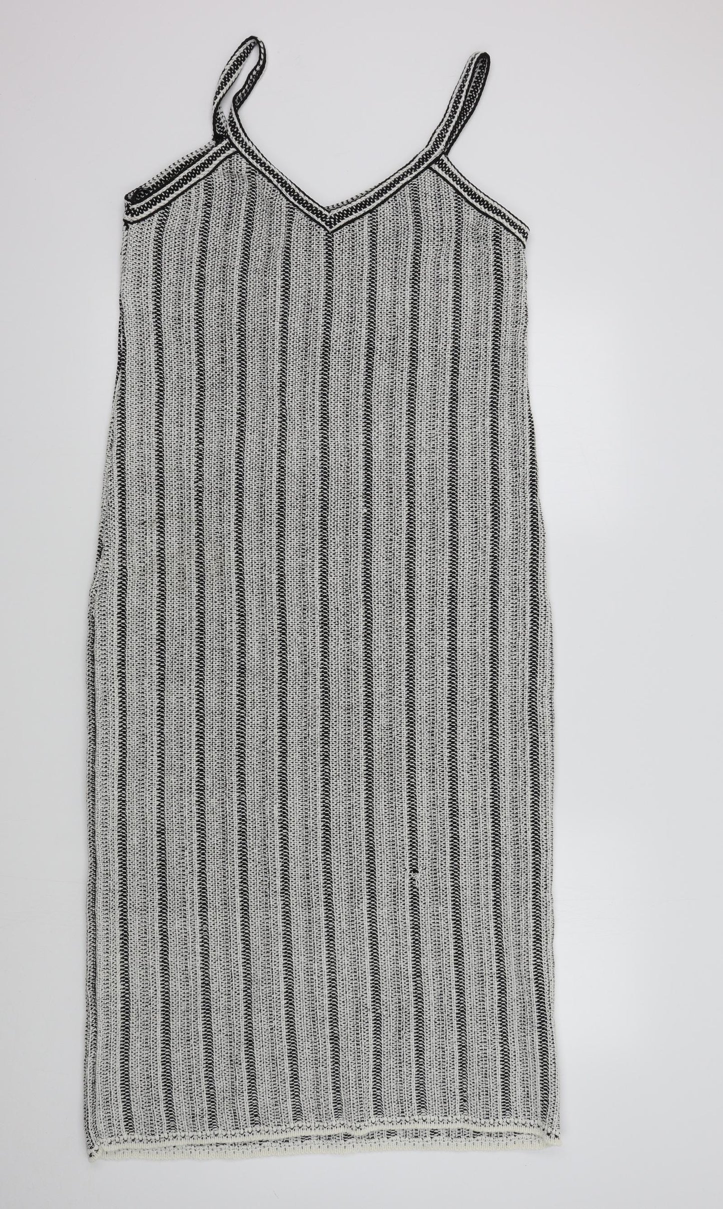 George Womens White Colourblock  A-Line  Size L