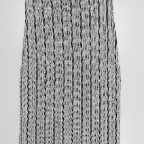 George Womens White Colourblock  A-Line  Size L
