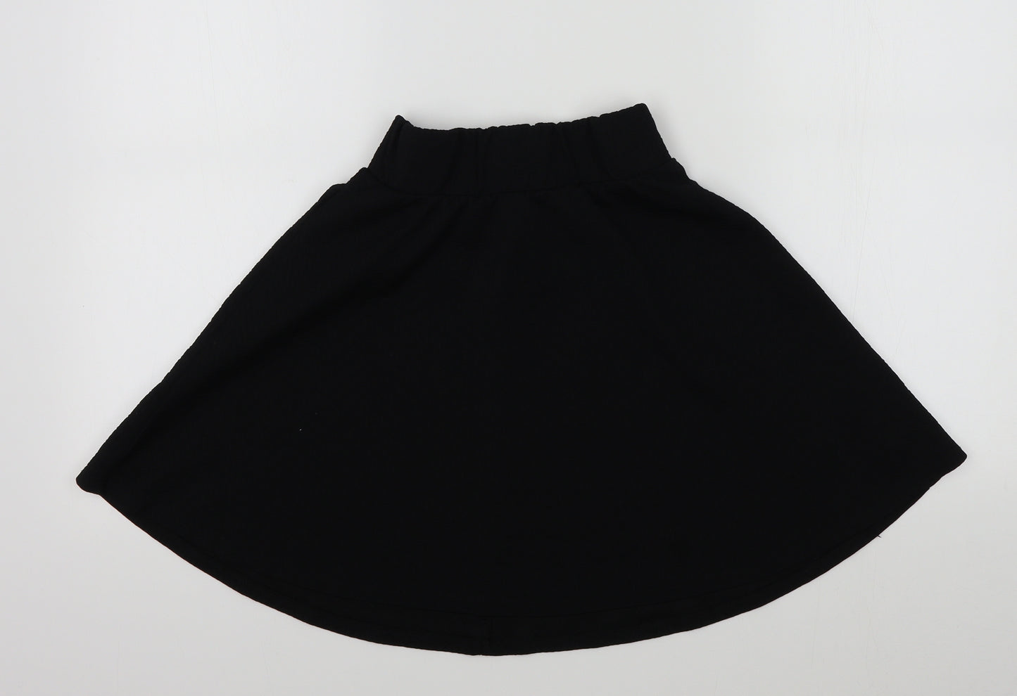 Candy Girls Black Colourblock  Flare Skirt Size 14 Years