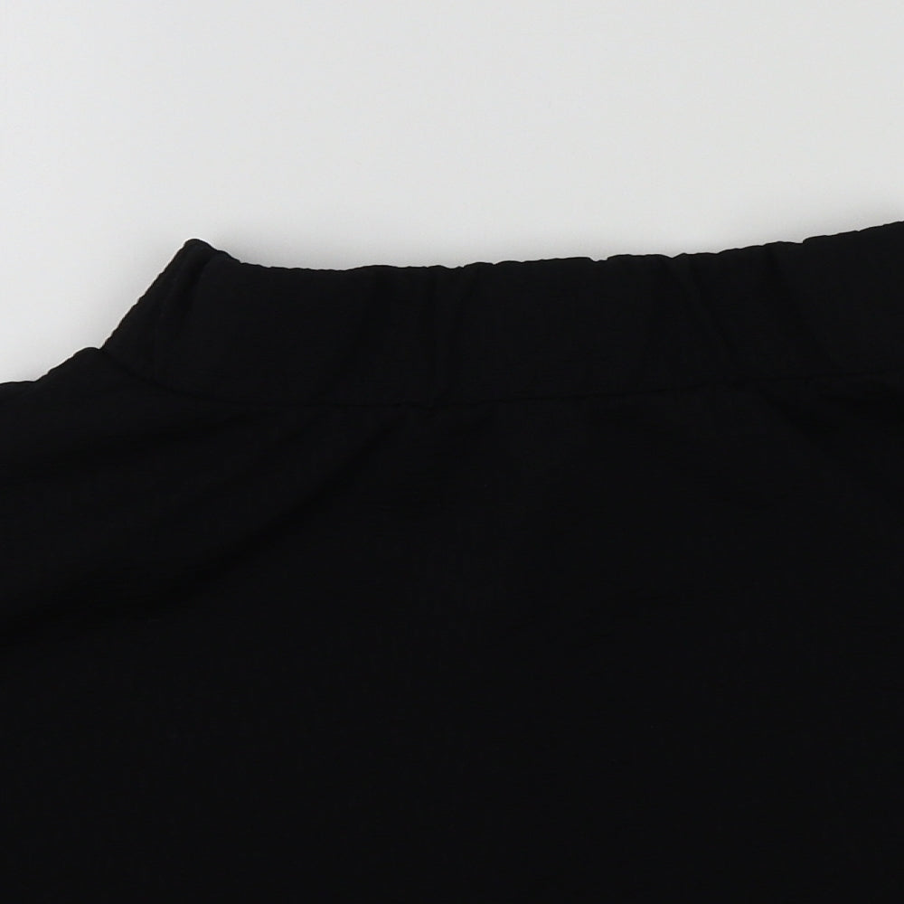 Candy Girls Black Colourblock  Flare Skirt Size 14 Years