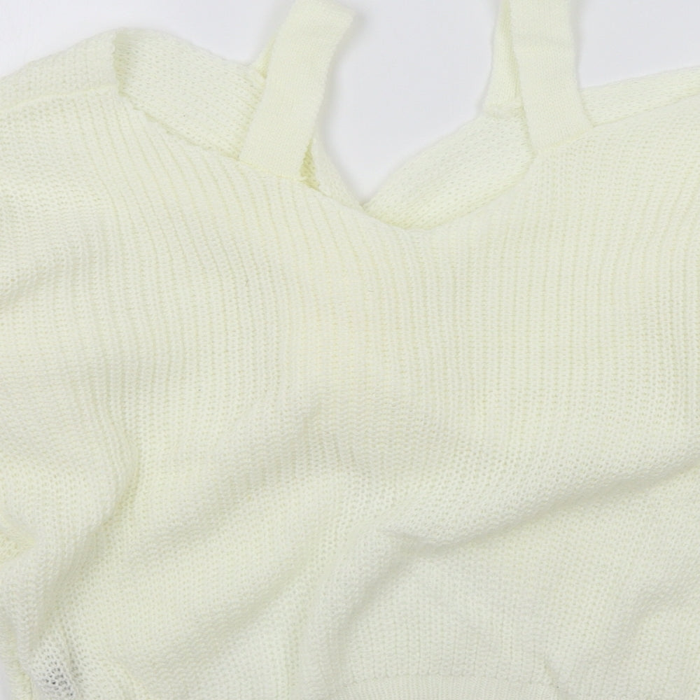 SheIn Womens Beige   Pullover Jumper Size M