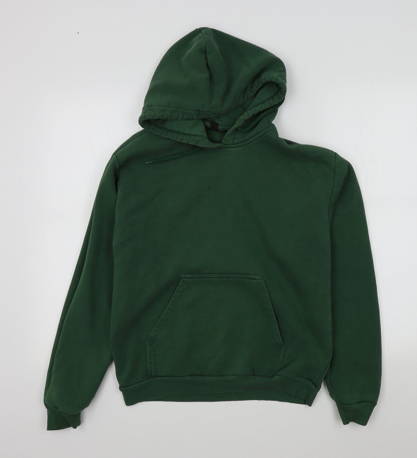 Preworn Womens Green Colourblock  Pullover Hoodie Size 10