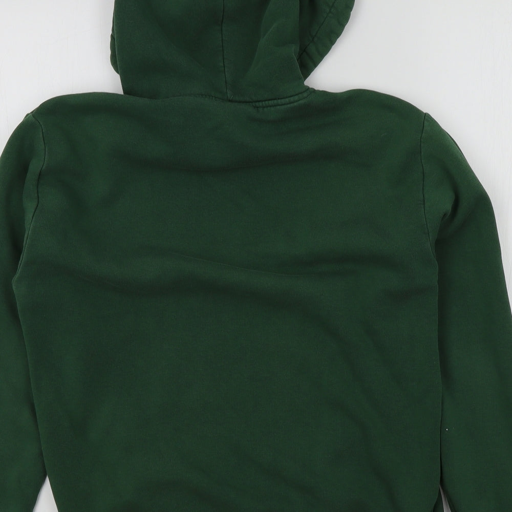 Preworn Womens Green Colourblock  Pullover Hoodie Size 10