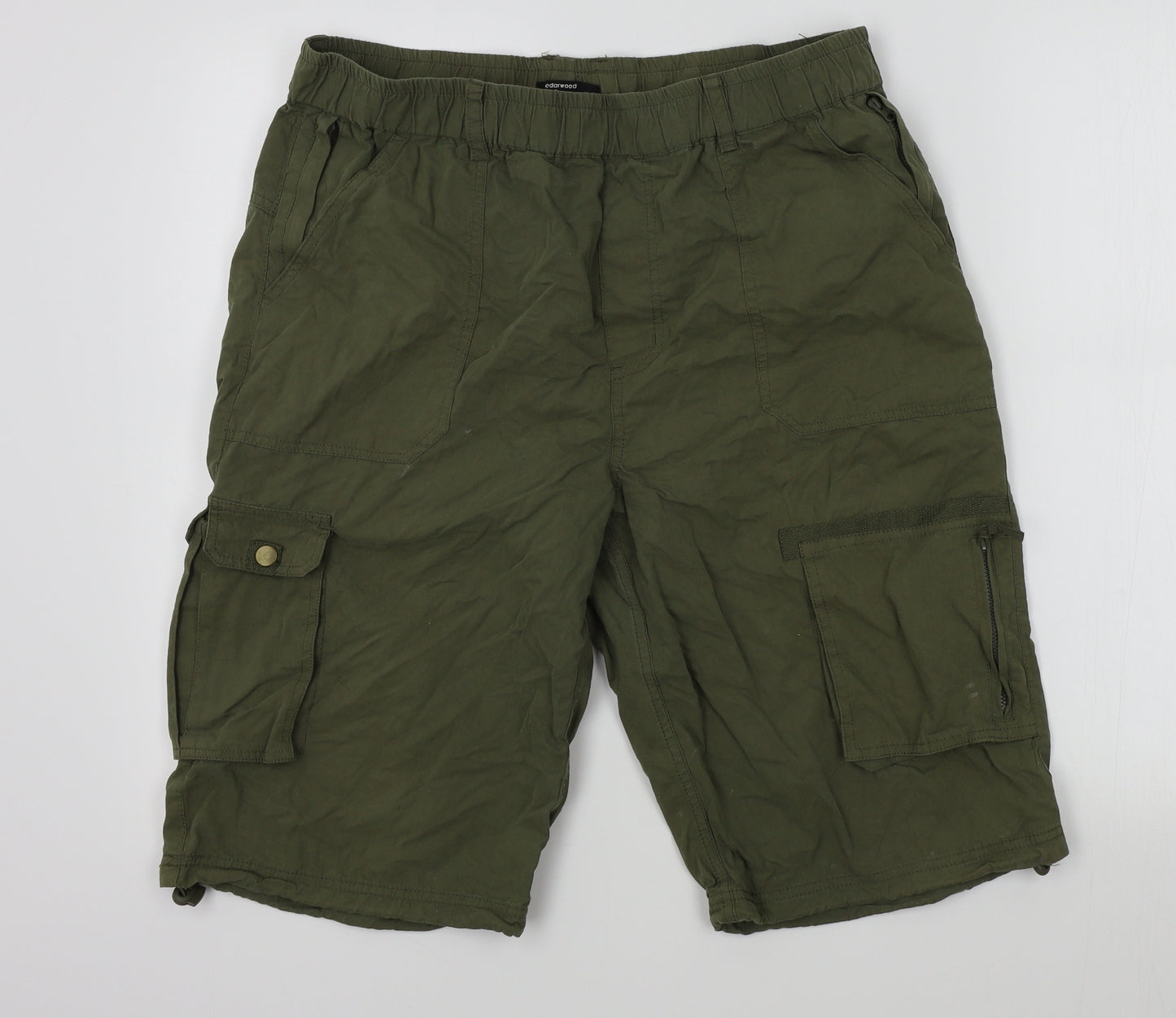 ceaderwood Mens Green   Bermuda Shorts Size 36 in