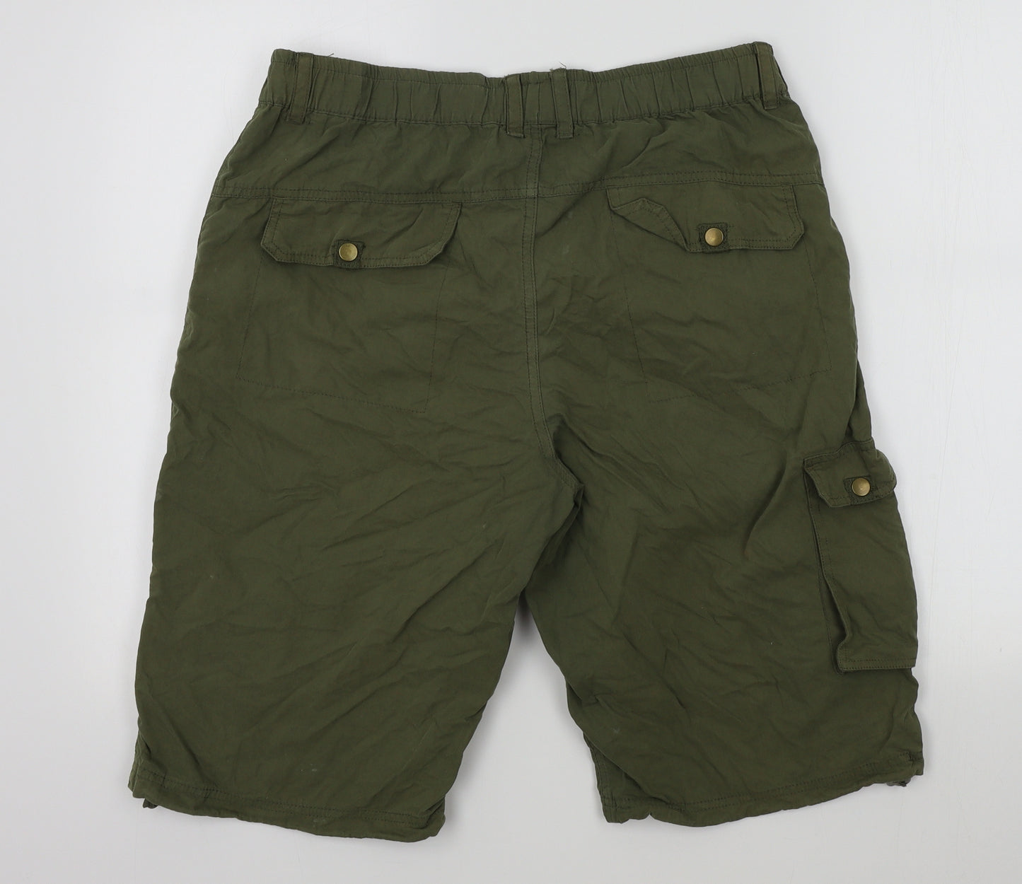 ceaderwood Mens Green   Bermuda Shorts Size 36 in