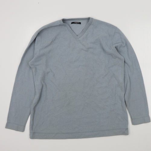 st bernards Mens Blue   Henley Jumper Size S