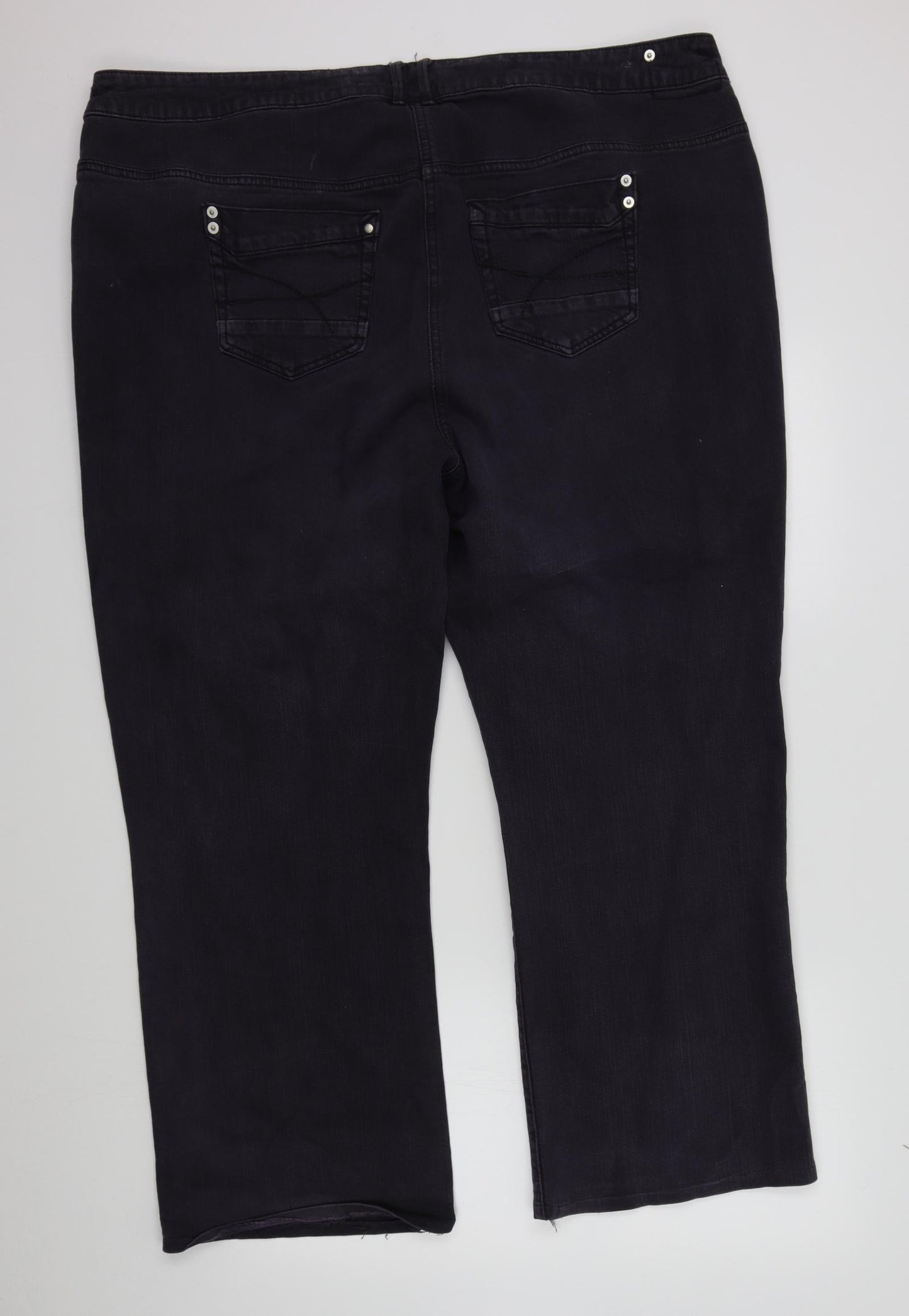 Preworn Womens Pink   Straight Jeans Size 24 L27 in