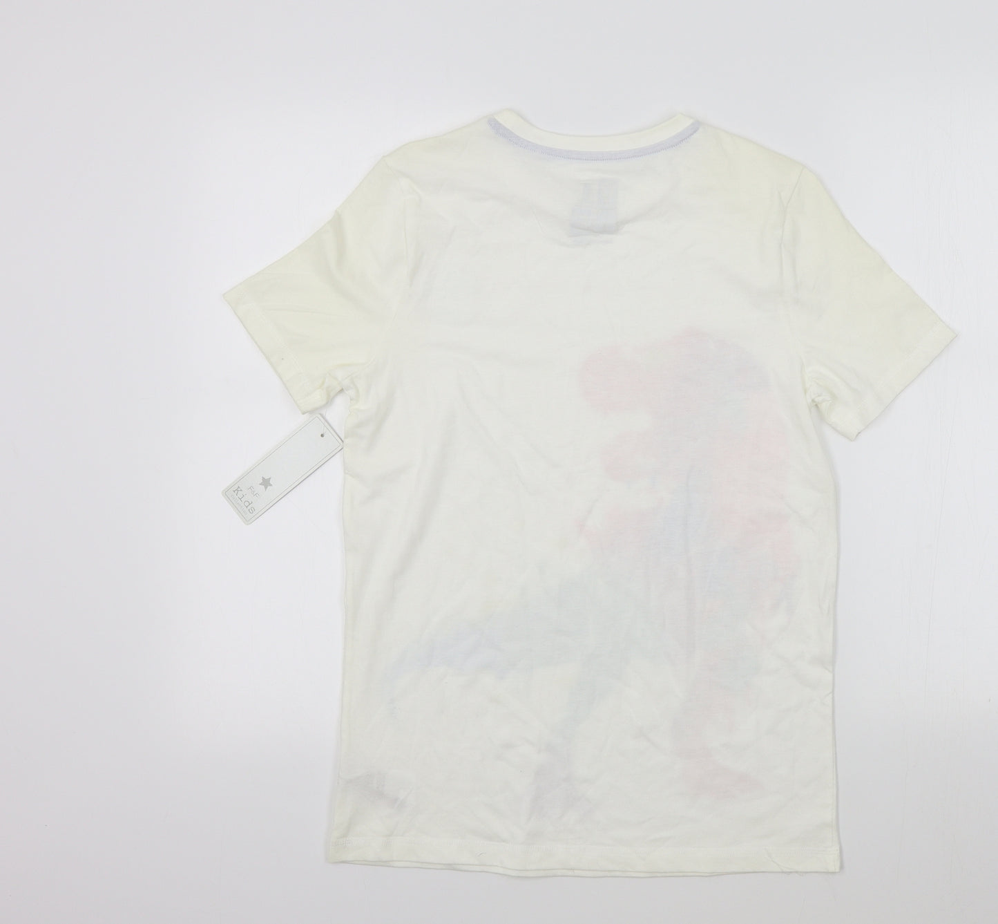 F&F Girls White   Basic T-Shirt Size 12-13 Years