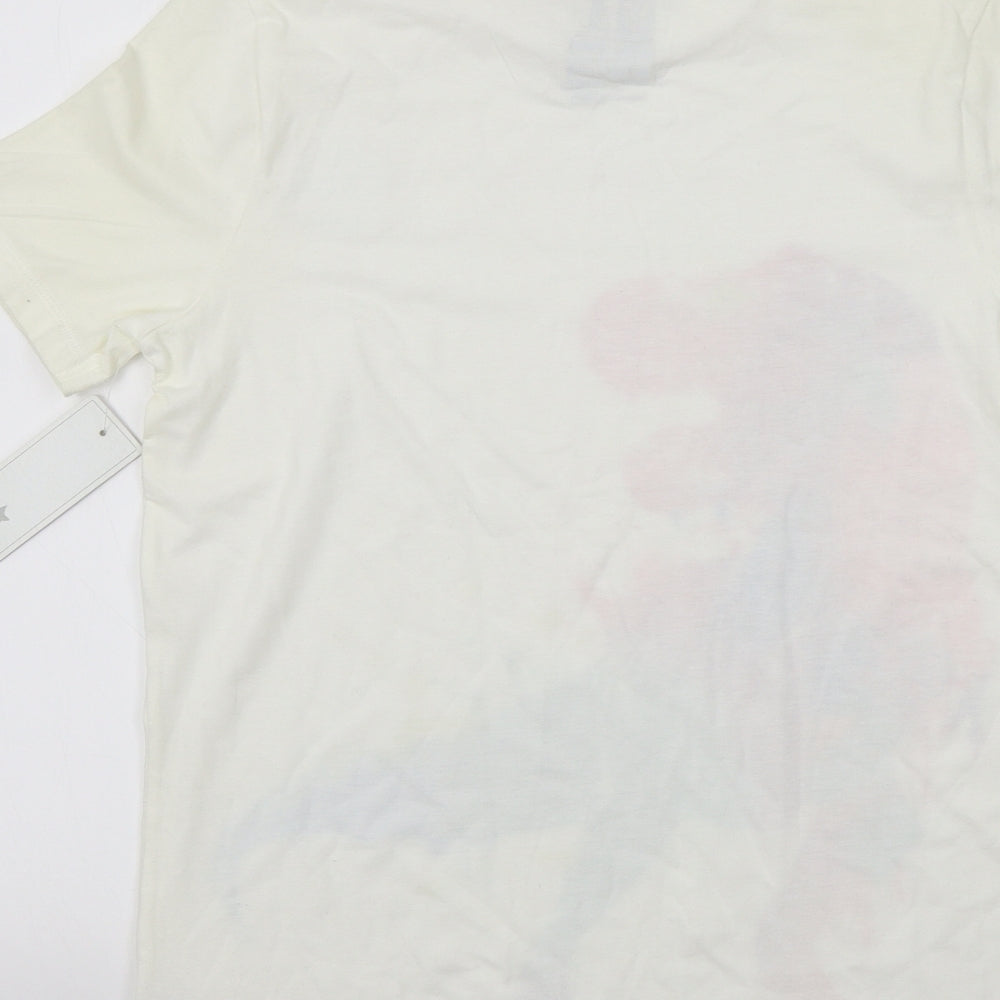 F&F Girls White   Basic T-Shirt Size 12-13 Years