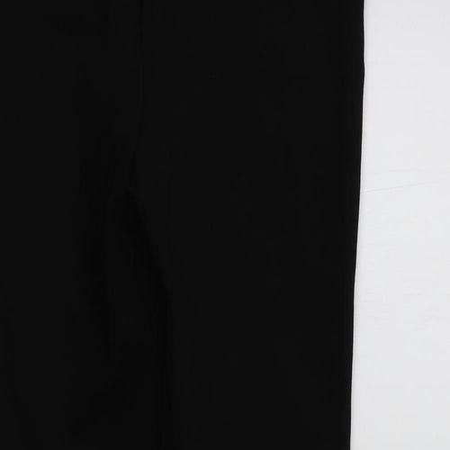 Papaya Womens Black   Trousers  Size 10 L25 in