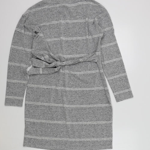 F&F Womens Grey Striped  A-Line  Size 10
