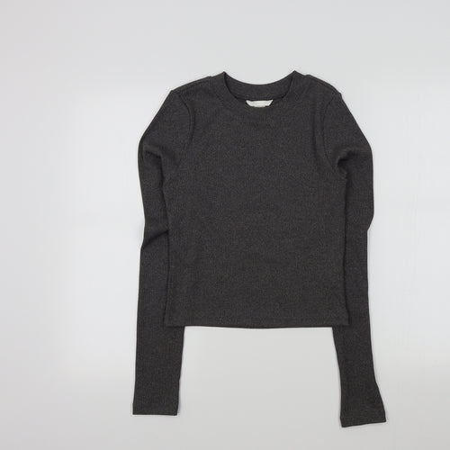 H&M Womens Grey   Pullover Jumper Size S