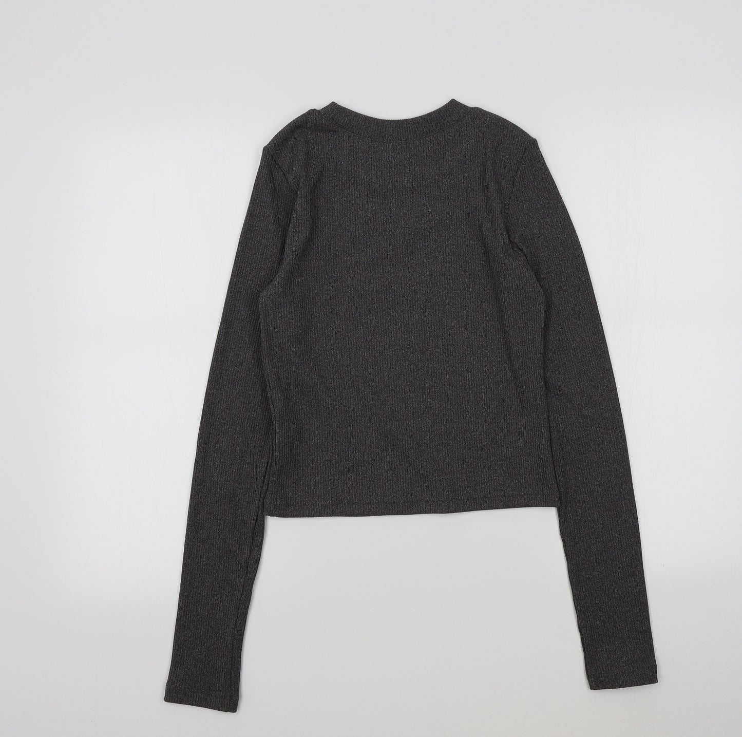 H&M Womens Grey   Pullover Jumper Size S