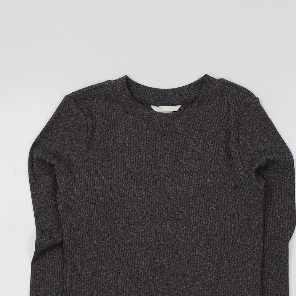 H&M Womens Grey   Pullover Jumper Size S