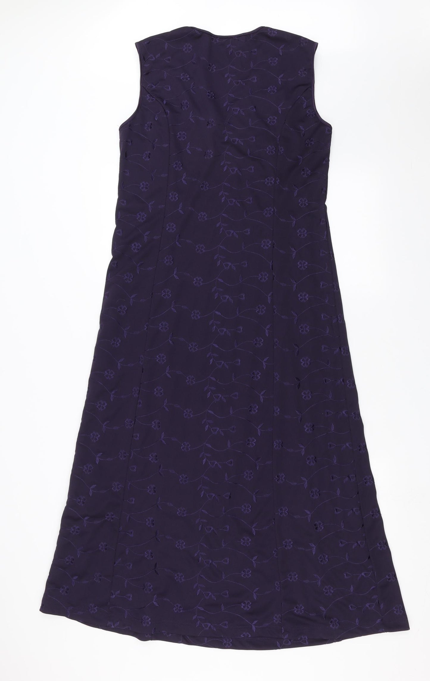 Together Womens Purple Floral  Maxi  Size 14