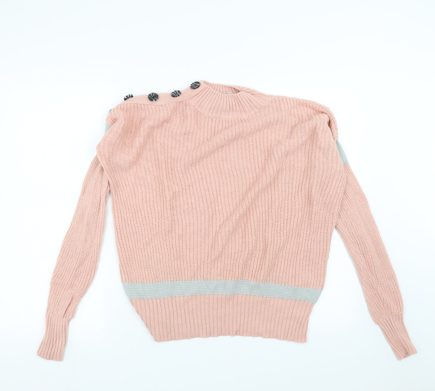 PEP&CO Womens Pink  Knit Pullover Jumper Size 10