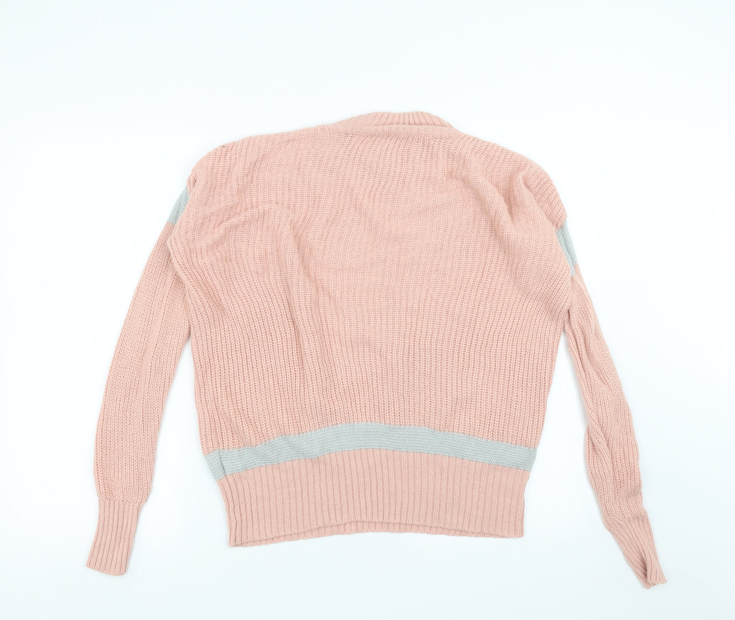 PEP&CO Womens Pink  Knit Pullover Jumper Size 10