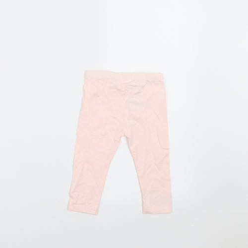 M&Co Girls Pink    Trousers Size 6-9 Months  - guess how much i love you