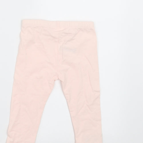 M&Co Girls Pink    Trousers Size 6-9 Months  - guess how much i love you