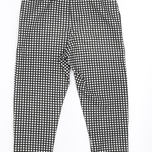 Republic Womens Black Check  Cropped Leggings Size S  - 17 in inside leg