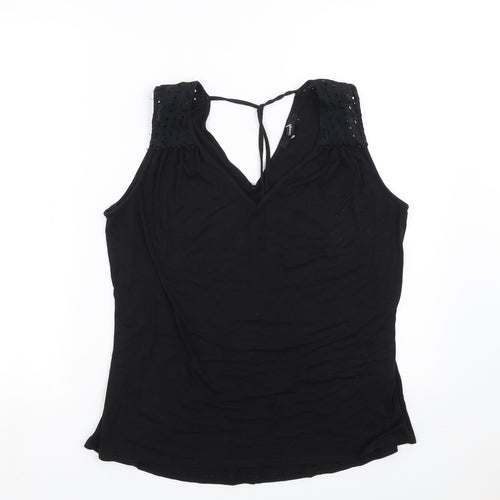 George Womens Black   Basic Blouse Size 14