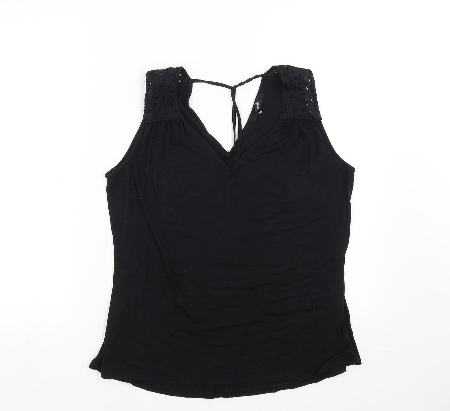 George Womens Black   Basic Blouse Size 14