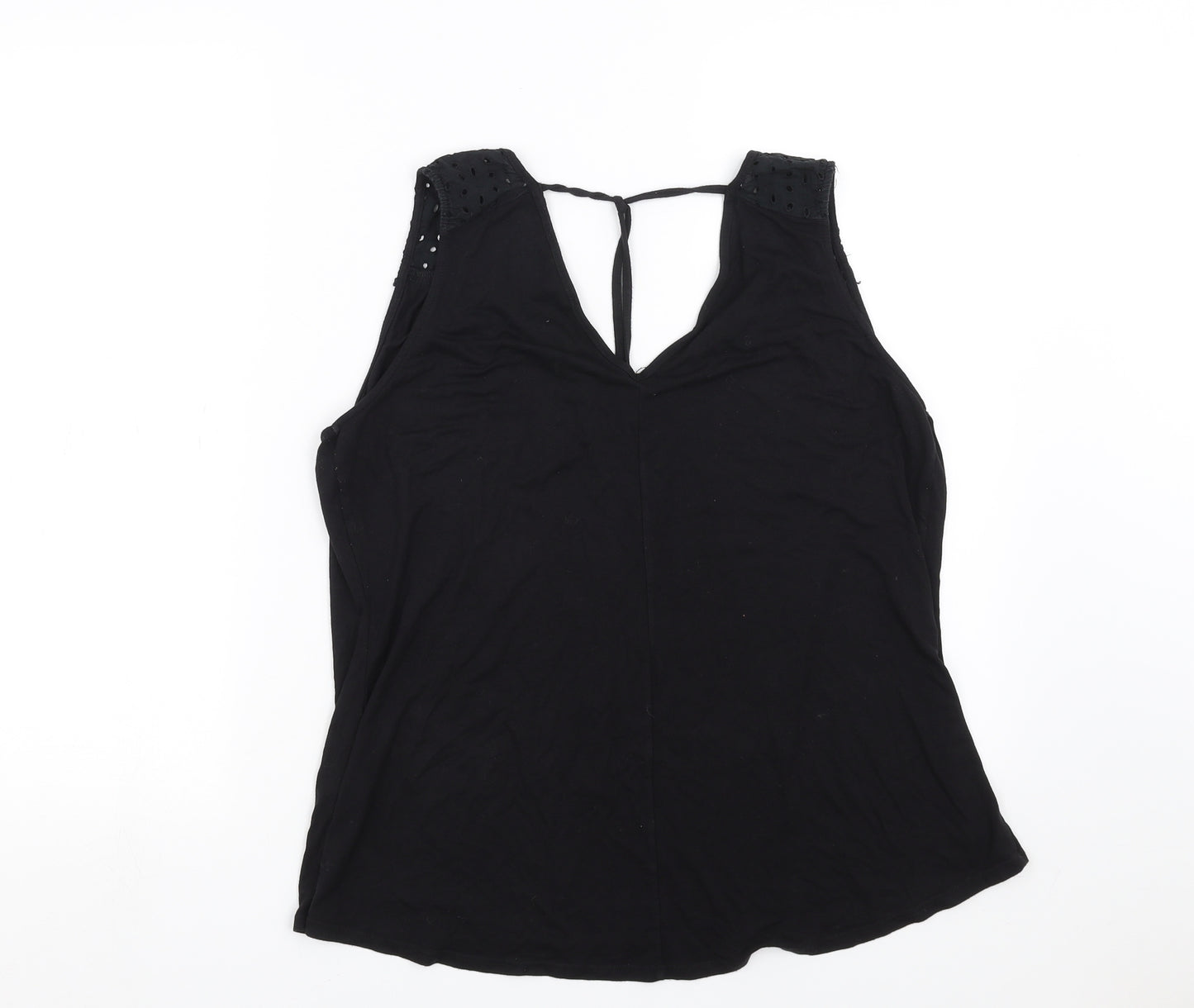 George Womens Black   Basic Blouse Size 14
