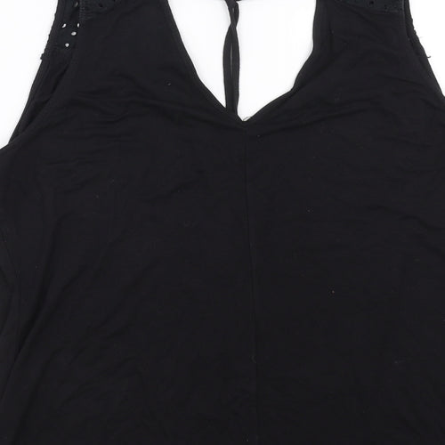 George Womens Black   Basic Blouse Size 14