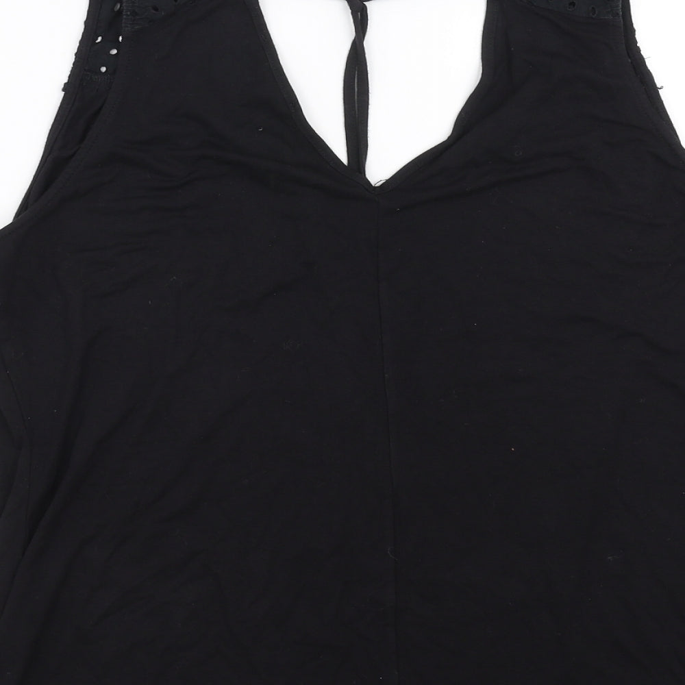 George Womens Black   Basic Blouse Size 14