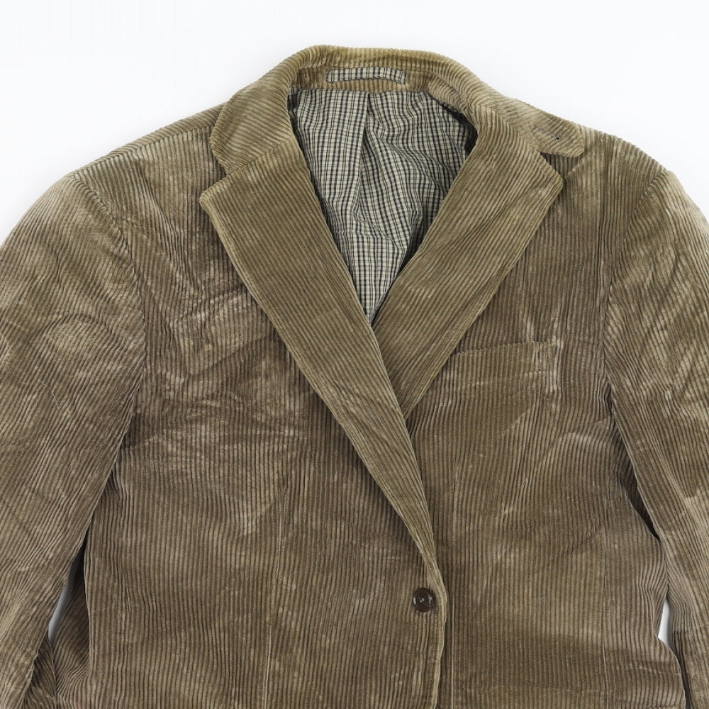 Ultimo Mens Brown  Corduroy Jacket  Size S