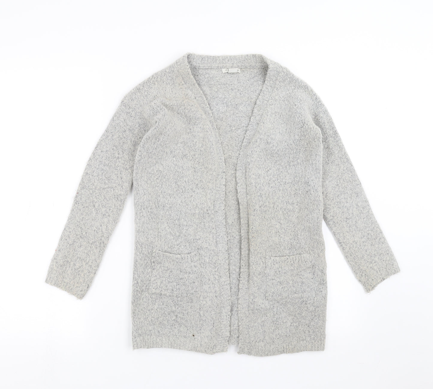 Primark Girls Grey  Knit Cardigan Jumper Size 9-10 Years