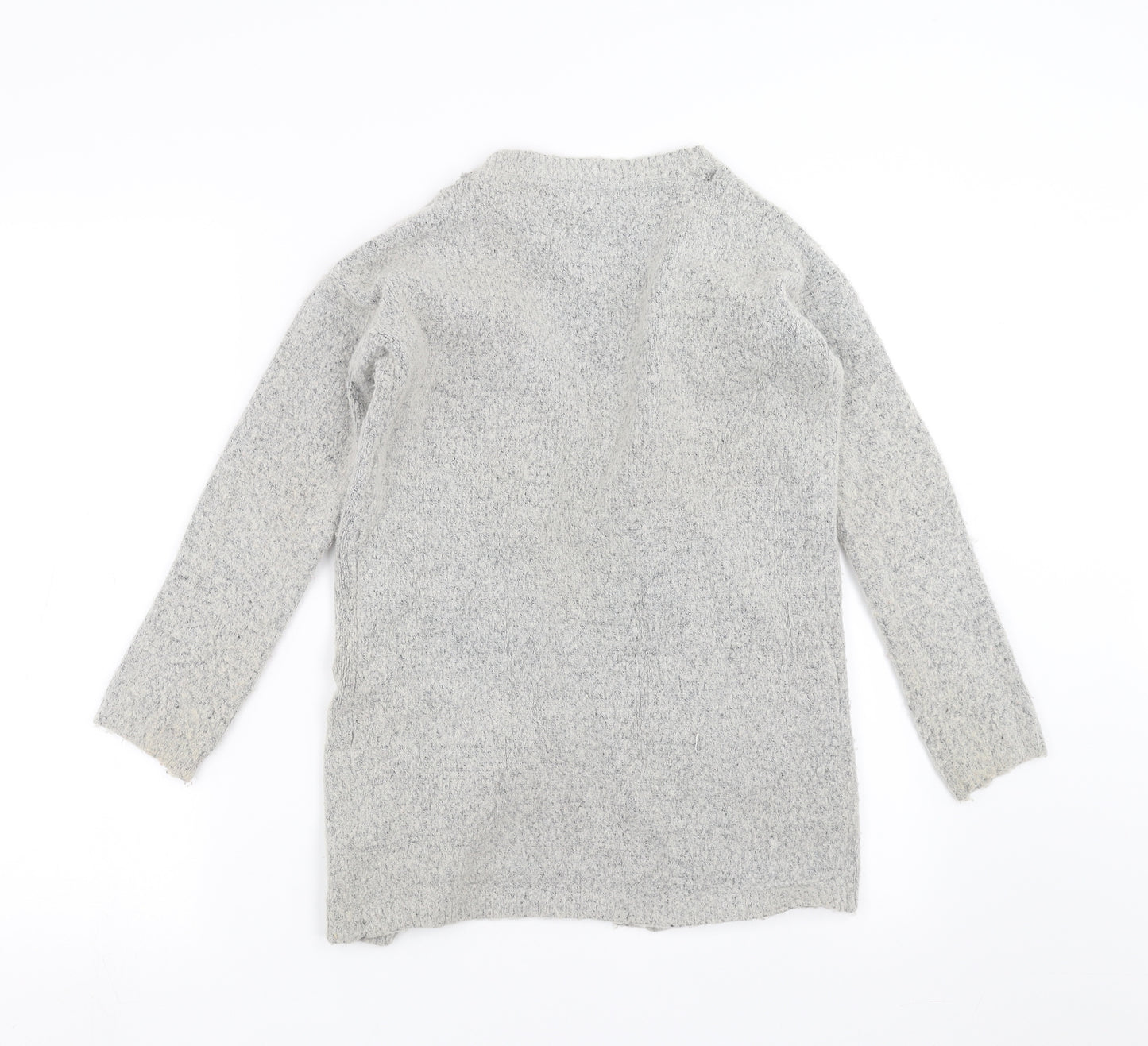 Primark Girls Grey  Knit Cardigan Jumper Size 9-10 Years