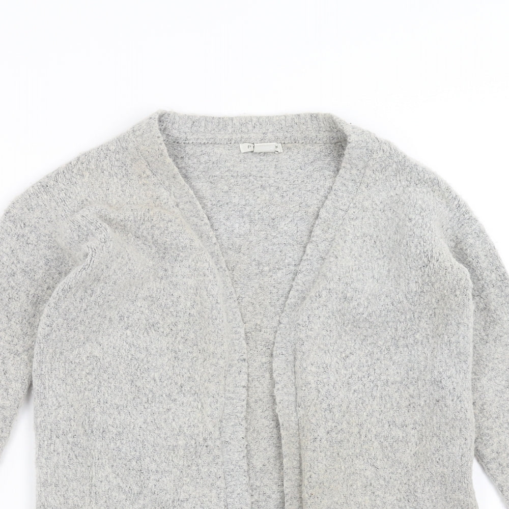 Primark Girls Grey  Knit Cardigan Jumper Size 9-10 Years