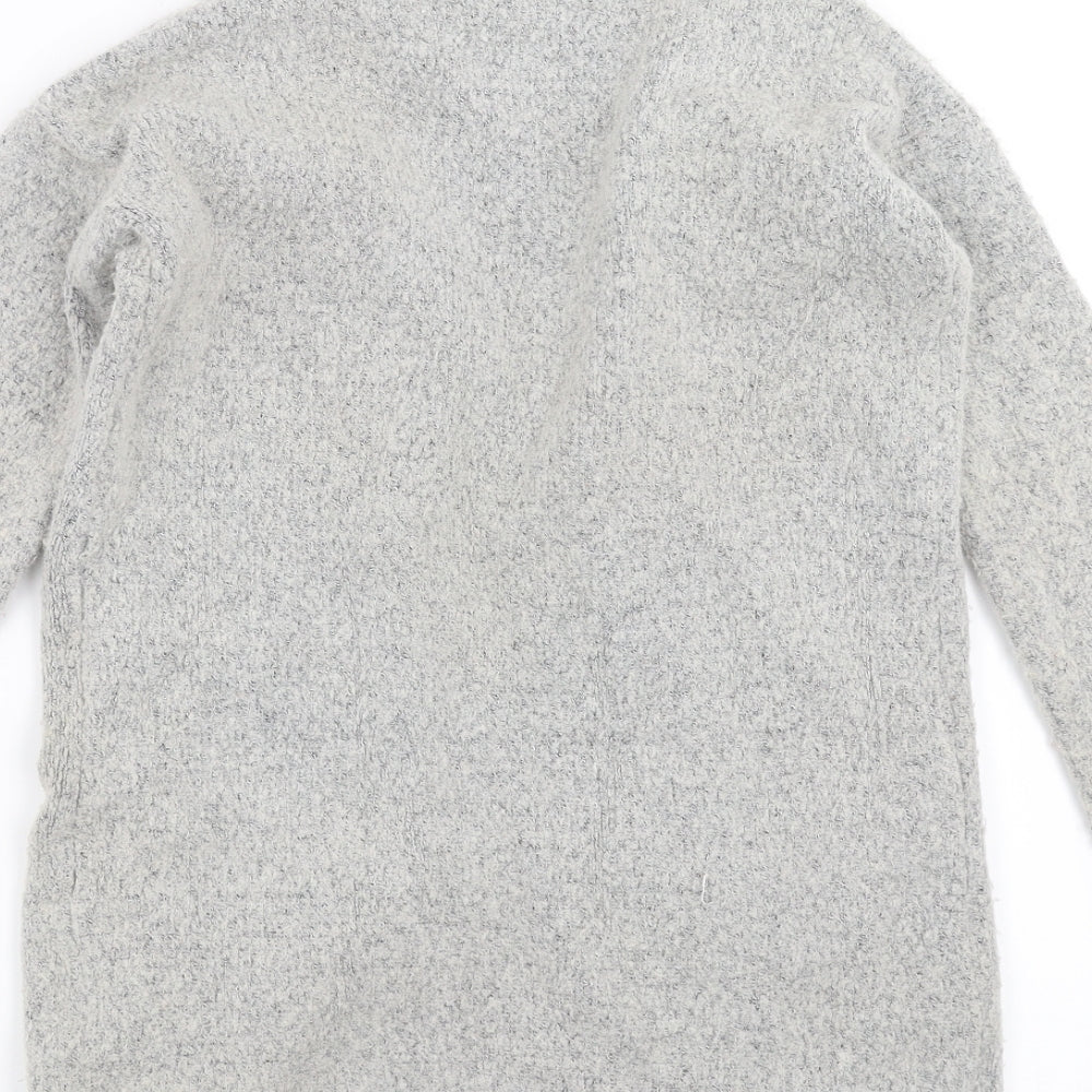 Primark Girls Grey  Knit Cardigan Jumper Size 9-10 Years