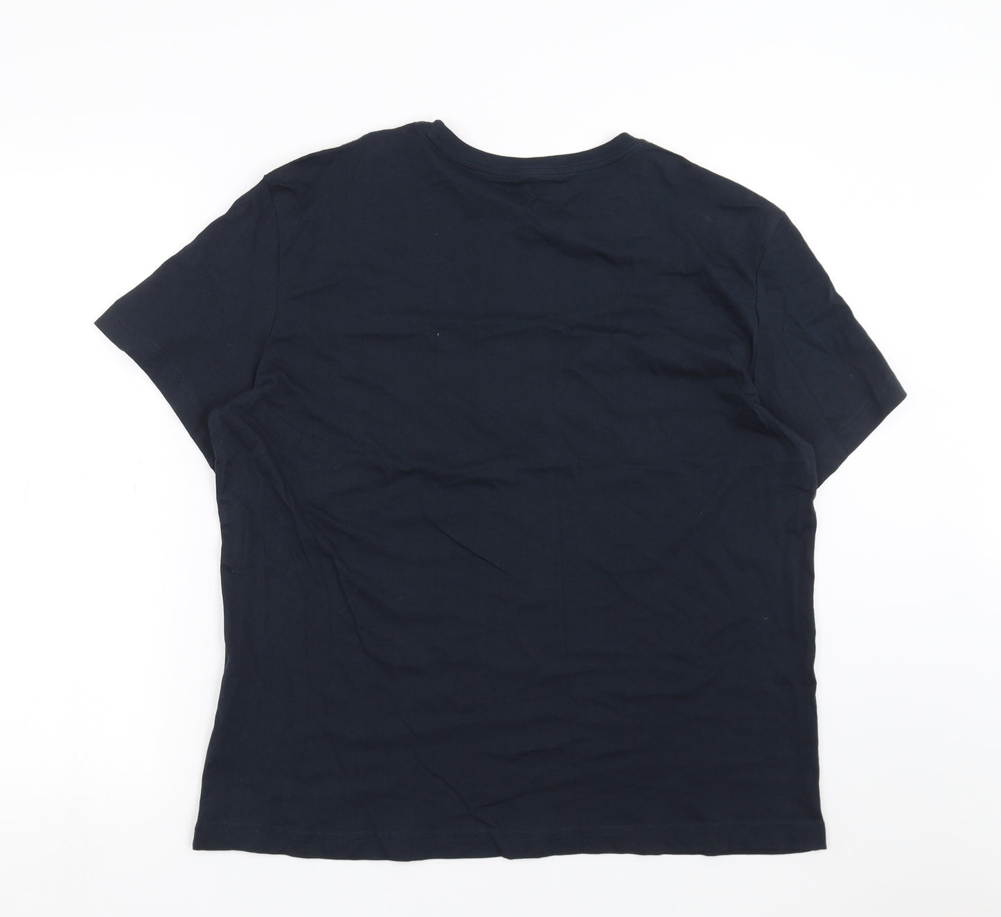 H&M Mens Blue    T-Shirt Size L