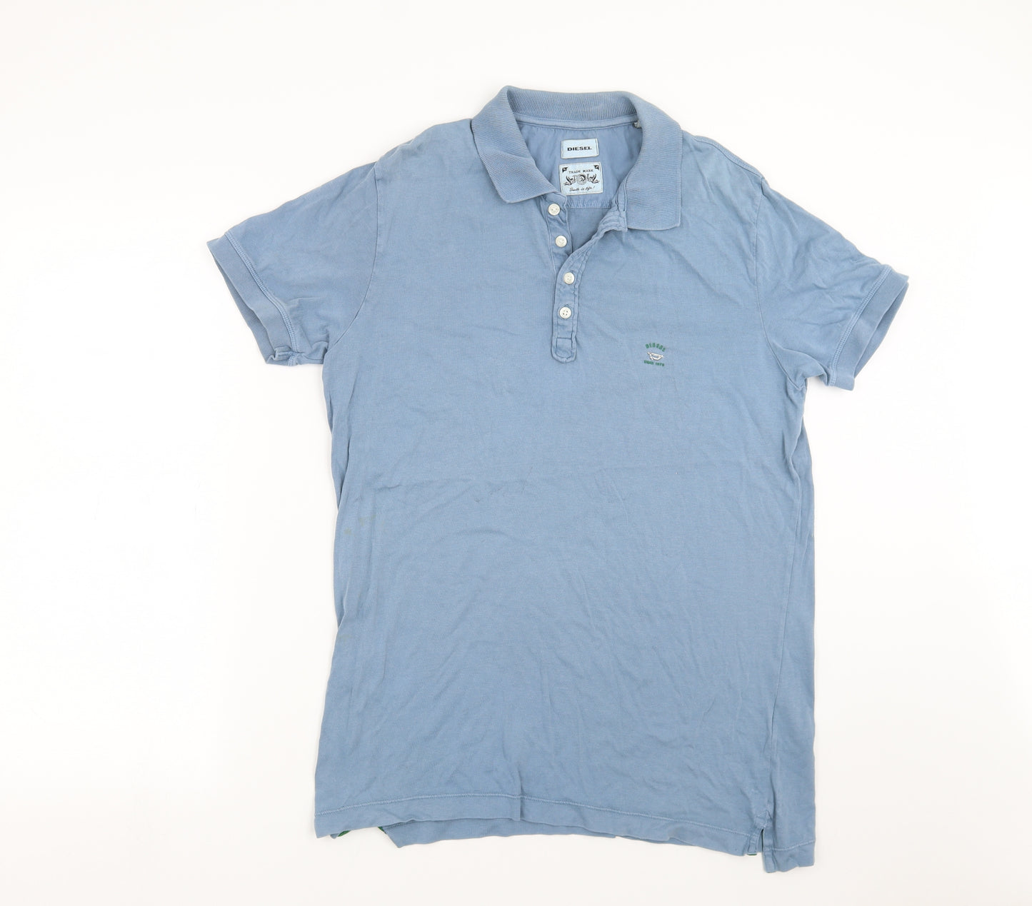 Diesel Mens Blue    Polo Size L