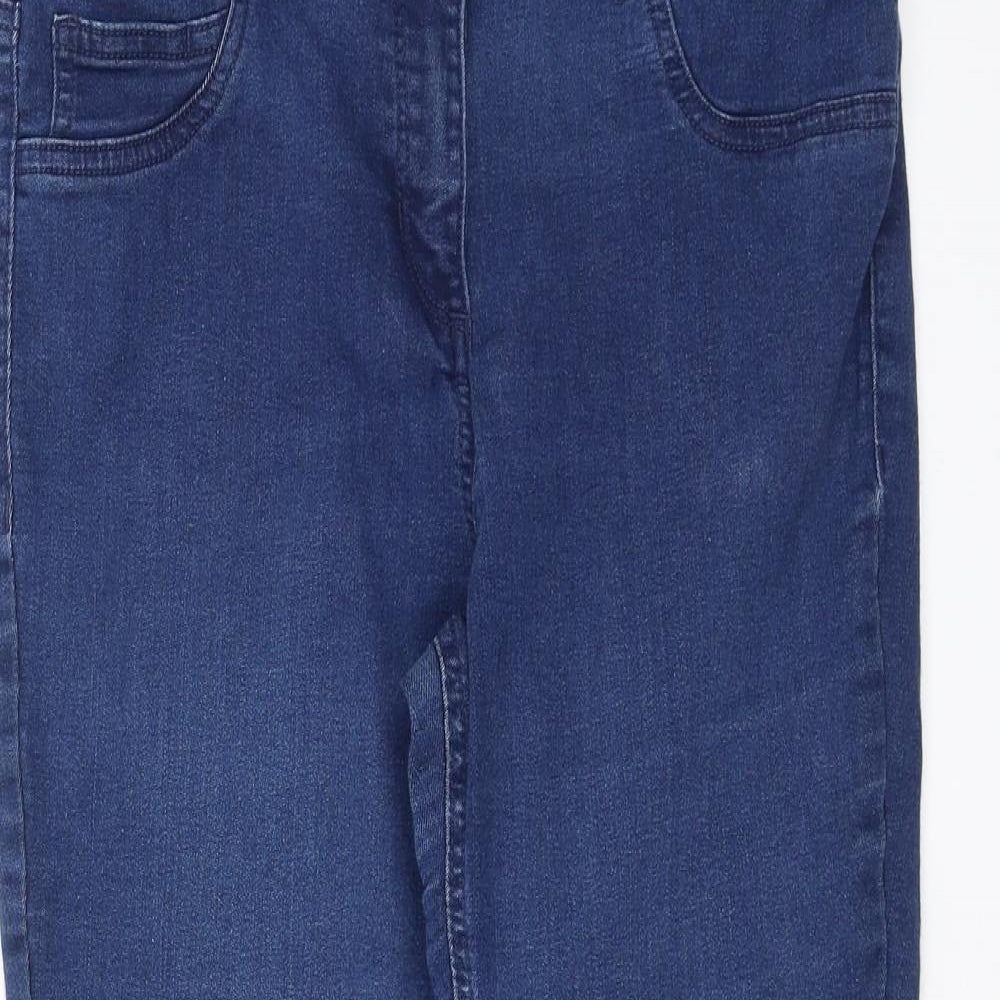 George Womens Blue  Denim Cropped Jeans Size 14 L21 in