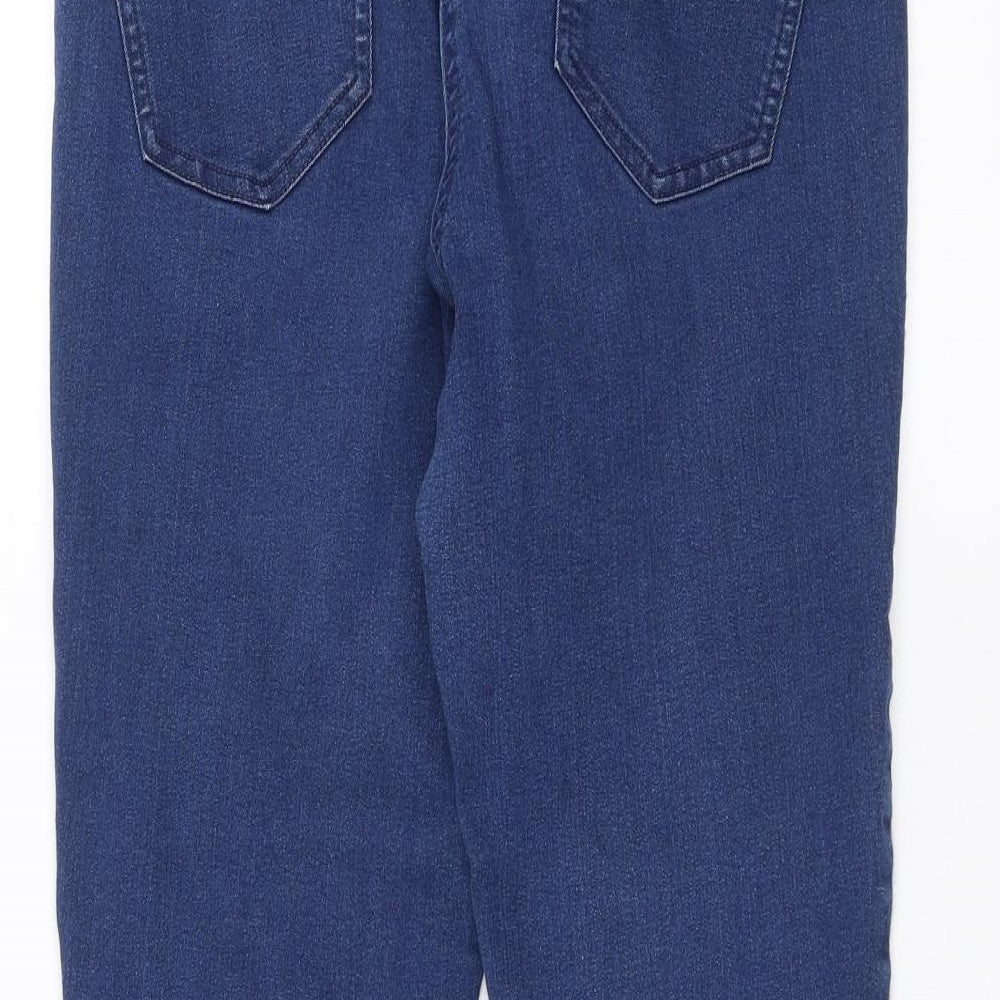 George Womens Blue  Denim Cropped Jeans Size 14 L21 in
