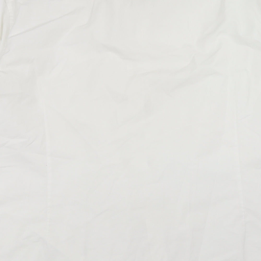 F&F Mens White    Dress Shirt Size 18