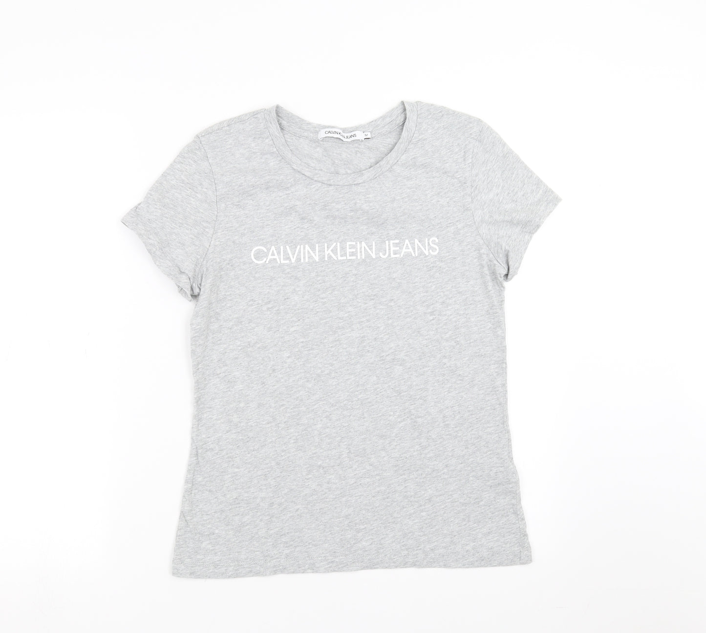 Calvin Klein Jeans Womens Grey   Basic T-Shirt Size M