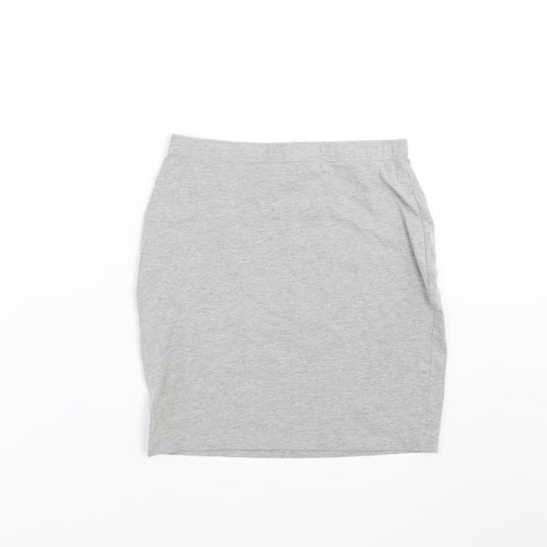 Primark Womens Grey   Straight & Pencil Skirt Size 6