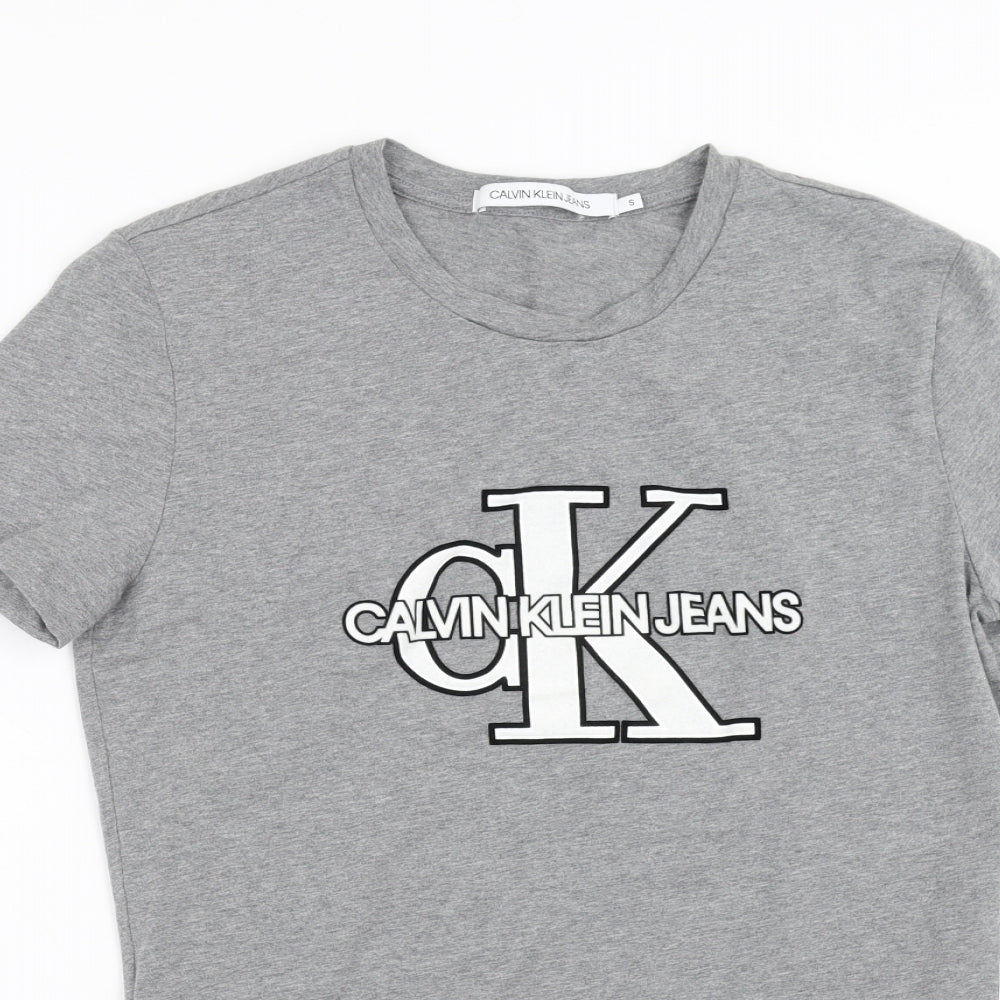 Calvin Klein Jeans Mens Grey    T-Shirt Size S